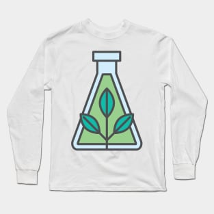 Green Research Environment Icon Long Sleeve T-Shirt